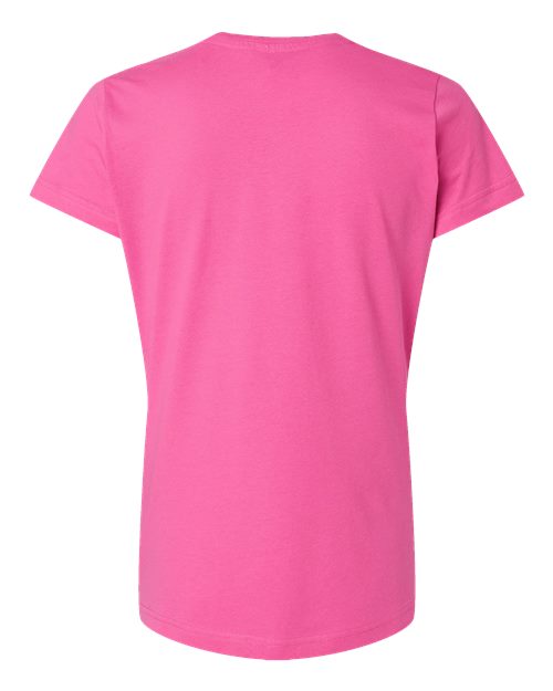 Women's Fine Jersey Tee - Raspberry Back