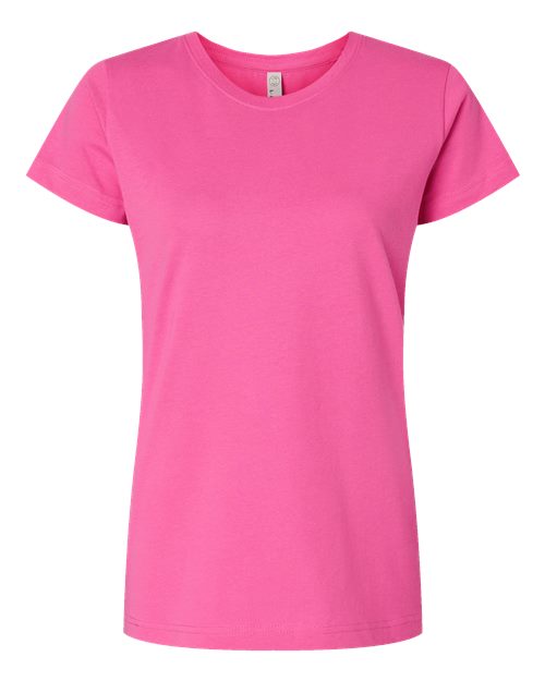 Women's Fine Jersey Tee - Raspberry Front