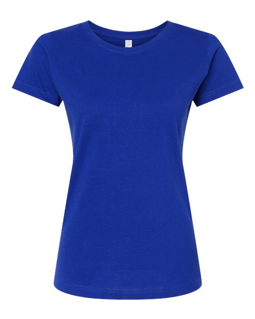 Women's Fine Jersey Tee - Royal Front