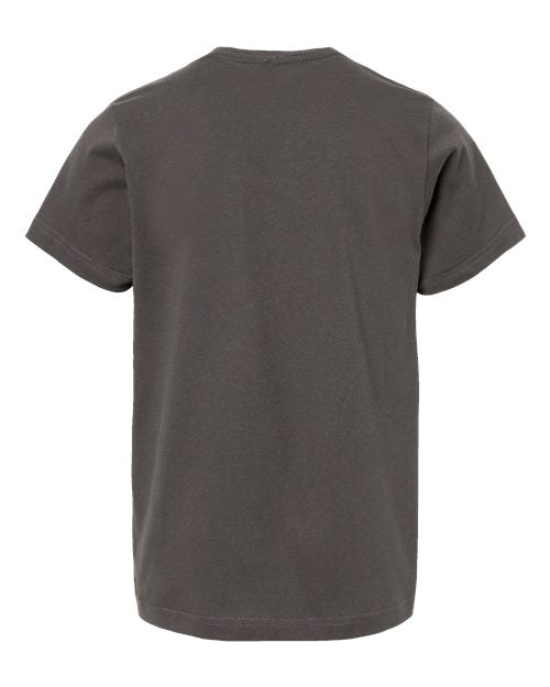 Youth Fine Jersey Tee - Charcoal Back