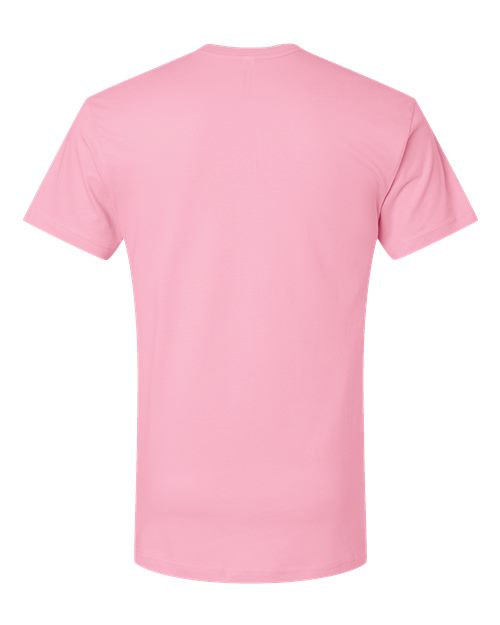 Unisex Fine Jersey Tee - Pink Back
