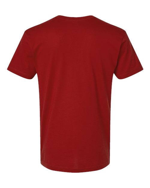 Unisex Fine Jersey Tee - Garnet Back