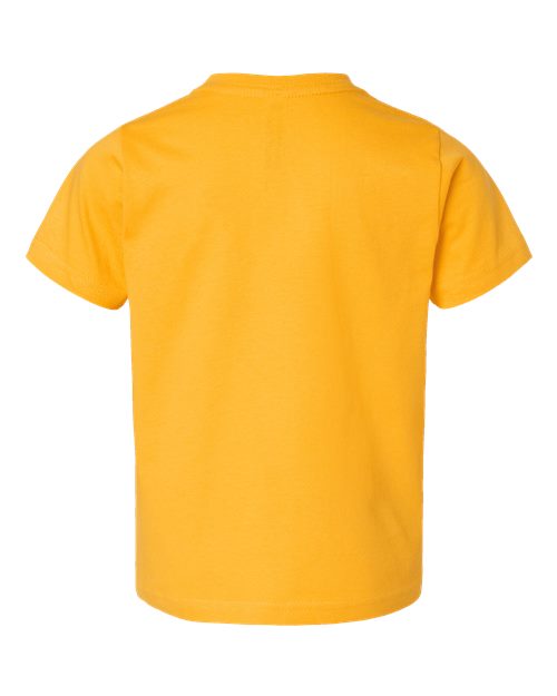 Toddler Fine Jersey Tee - Gold Back