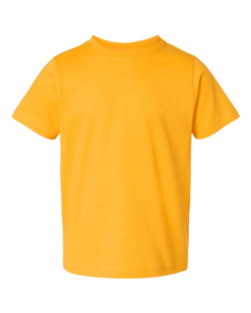 Toddler Fine Jersey Tee - Gold Front