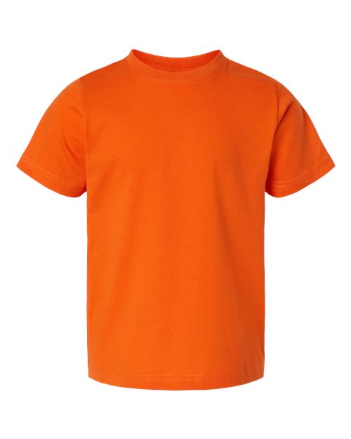 Toddler Fine Jersey Tee - Orange Front