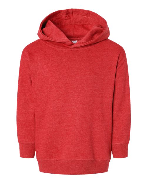 Toddler Pullover Fleece Hoodie - Vintage Red Front
