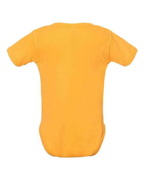 Infant Baby Rib Bodysuit - Gold Back