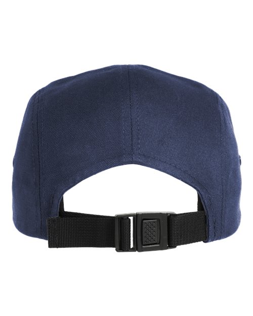 Classic Jockey Flat Bill Cap - Navy Back