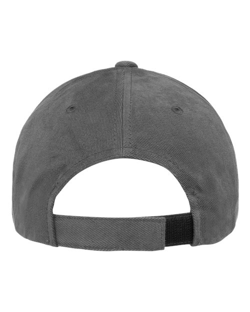 Structured Brushed Twill Cap - Dark Grey Back