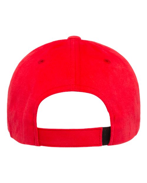 Structured Brushed Twill Cap - Red Back