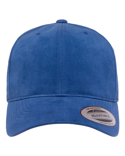 Structured Brushed Twill Cap - Royal Front