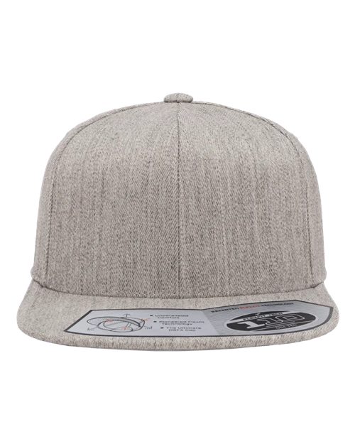 110® Snapback Cap - Heather Grey Front