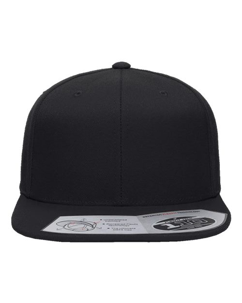 110® Snapback Cap - Black Front