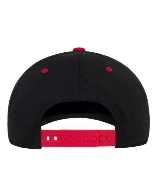 110® Snapback Cap - Black/ Red Back