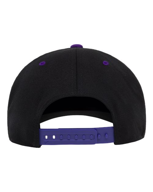 110® Snapback Cap - Black/ Purple Back