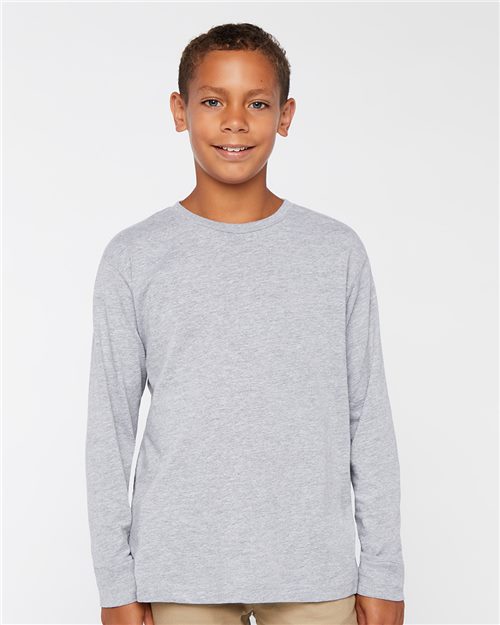 Youth Fine Jersey Long Sleeve Tee - Chill Front