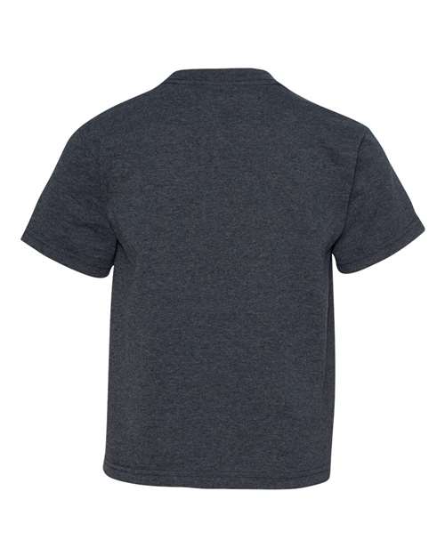 Youth Dri-Power® 50/50 T-Shirt - Vintage Heather Navy Back