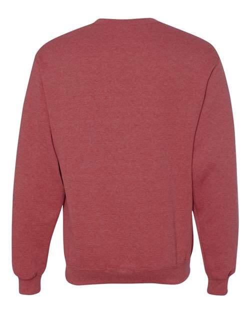 Unisex NuBlend® Crewneck Sweatshirt - Vintage Heather Red Back