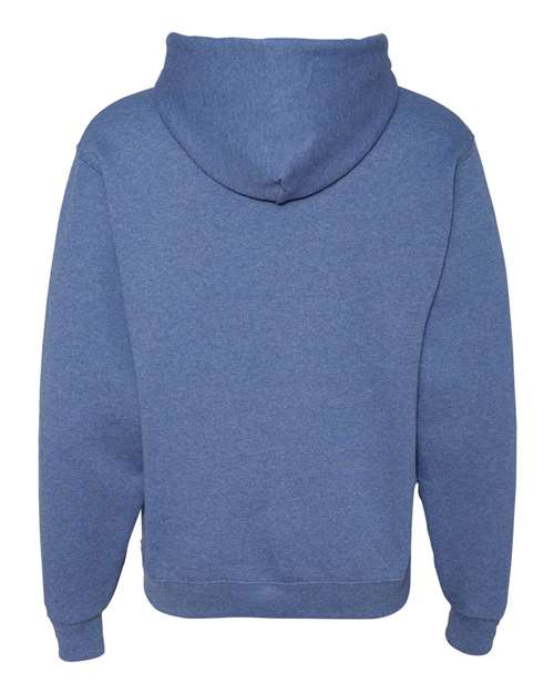 Unisex NuBlend® Hooded Sweatshirt - Vintage Heather Blue Back