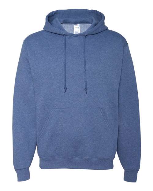 Unisex NuBlend® Hooded Sweatshirt - Vintage Heather Blue Front