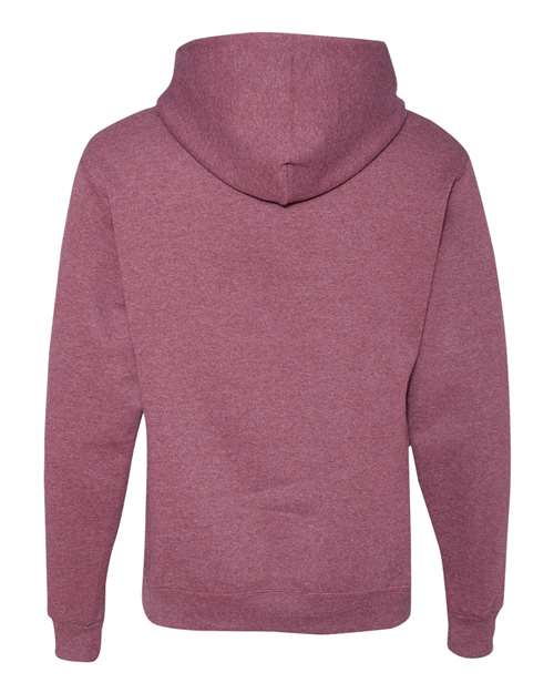 Unisex NuBlend® Hooded Sweatshirt - Vintage Heather Maroon Back