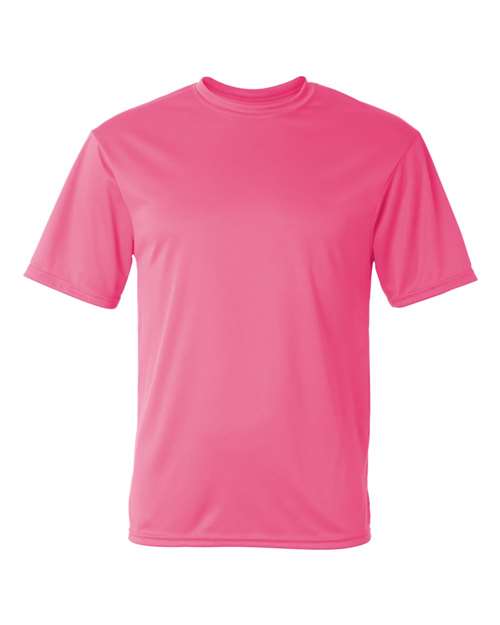 Unisex Performance T-Shirt - Pink Front