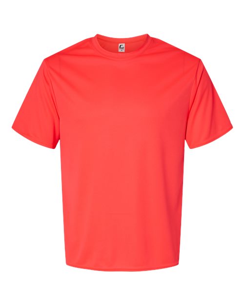 Unisex Performance T-Shirt - Hot Coral Front