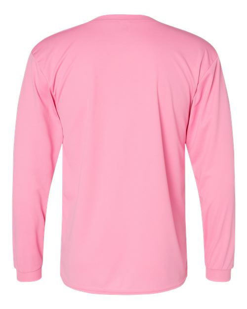 Unisex Performance Long Sleeve T-Shirt - Pink Back