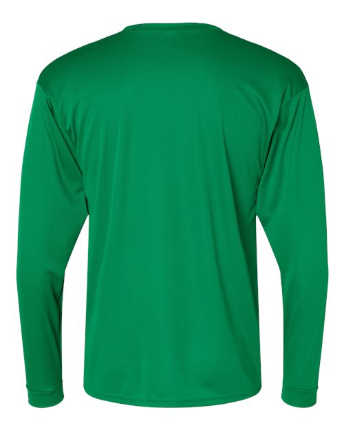 Unisex Performance Long Sleeve T-Shirt - Kelly Back