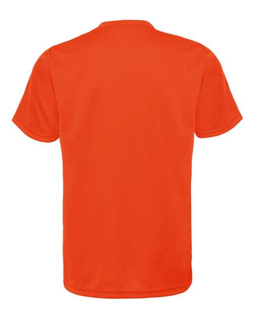Youth Performance T-Shirt - Burnt Orange Back