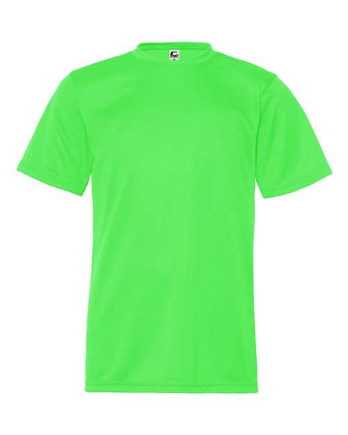 Youth Performance T-Shirt - Lime Front