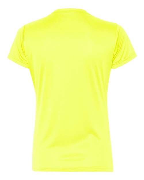 Women’s Performance T-Shirt - Safety Yellow Back