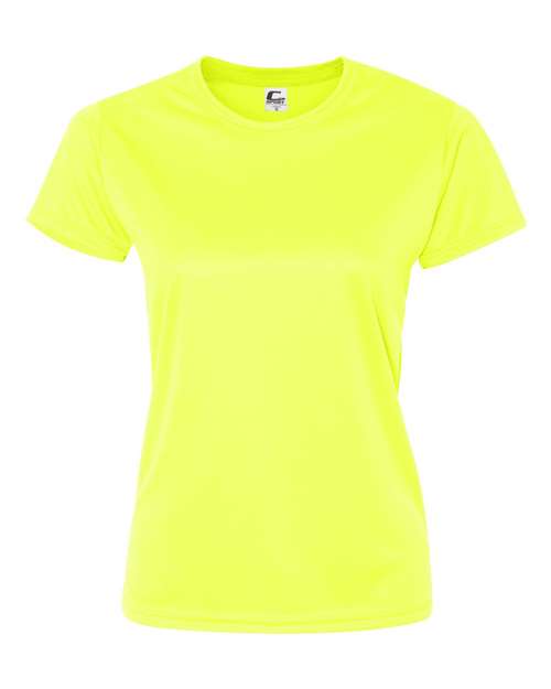 Women’s Performance T-Shirt - Safety Yellow Front