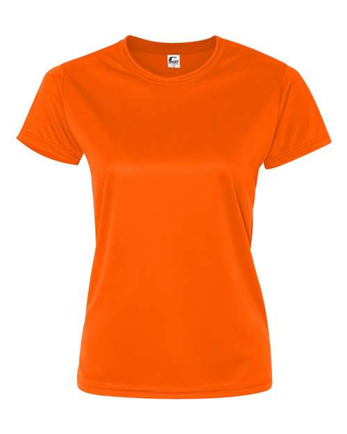 Women’s Performance T-Shirt - Safety Orange Front