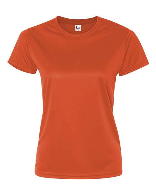 Women’s Performance T-Shirt - Burnt Orange Front