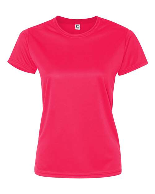 Women’s Performance T-Shirt - Hot Coral Front