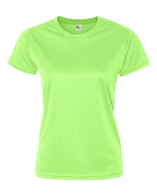 Women’s Performance T-Shirt - Lime Front