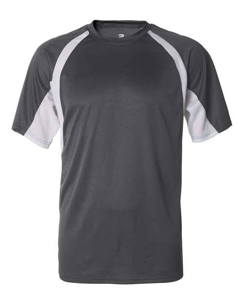 Men's B-Core Hook T-Shirt - Graphite/ White Front