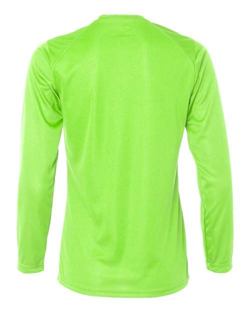 Women's B-Core Long Sleeve T-Shirt - Lime Back