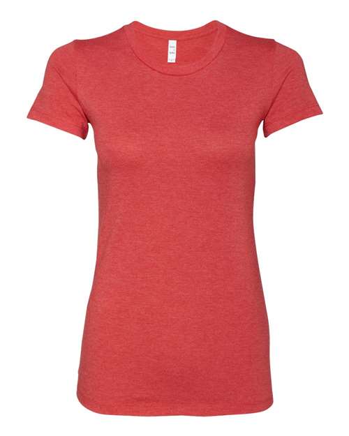 Women's Slim Fit Tee - Heather Red Front