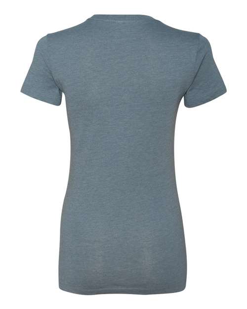 Women's Slim Fit Tee - Heather Slate Back