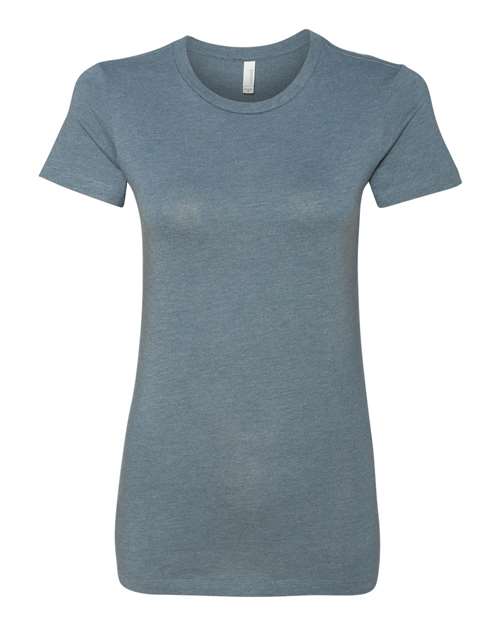 Women's Slim Fit Tee - Heather Slate Front