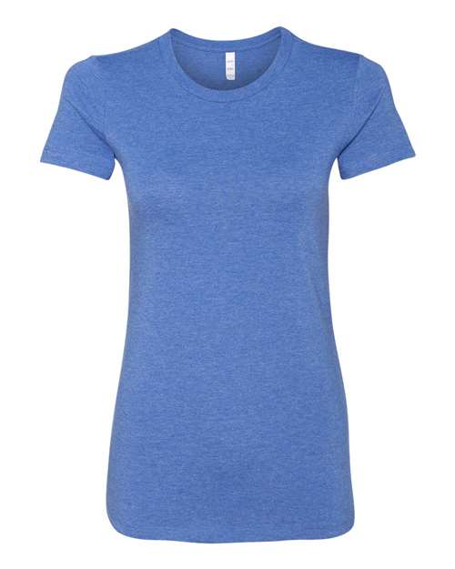 Women's Slim Fit Tee - Heather True Royal Front