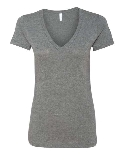 Women’s Jersey Deep V-Neck Tee - Deep Heather Front