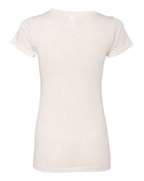 Women's Triblend Tee - Oatmeal Triblend Back