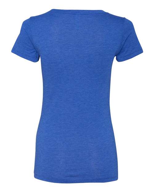 Women's Triblend Tee - True Royal Triblend Back