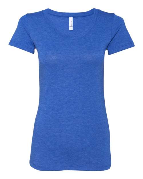 Women's Triblend Tee - True Royal Triblend Front