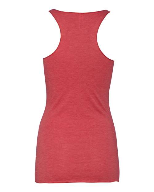 Women's Triblend Racerback Tank - Red Triblend Back