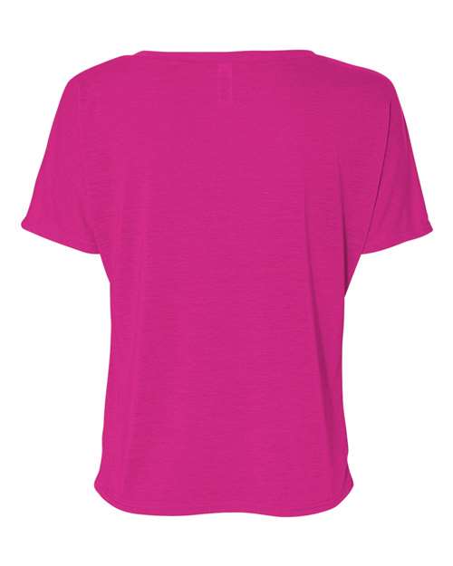 Women’s Slouchy V-Neck Tee - Berry Back