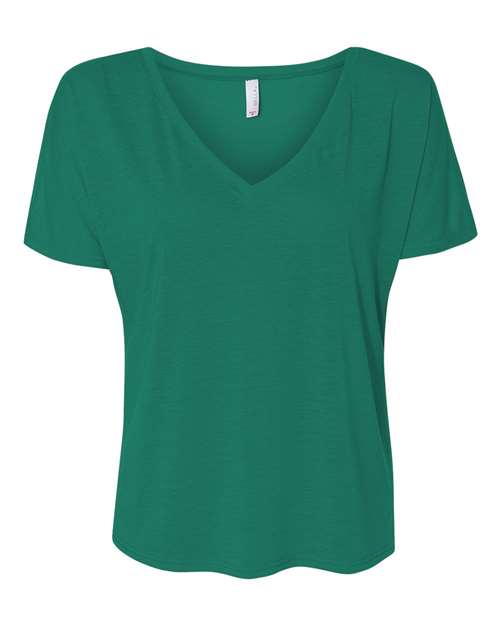 Women’s Slouchy V-Neck Tee - Kelly Front